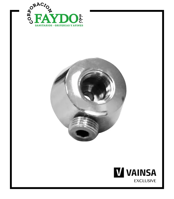 Conexion Angular De 1/2″ Para Ducha Telefono Y Tubo De Abasto Vainsa