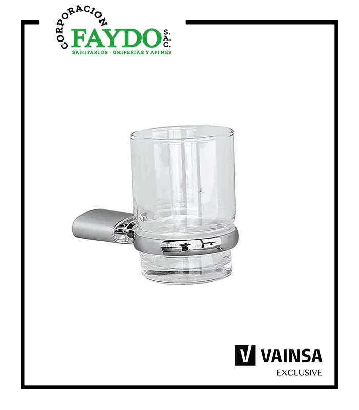 Porta Vaso Con Vaso Oval Vainsa