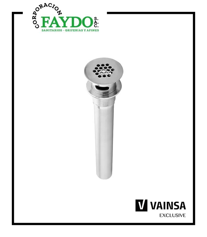 Desague Para Lavatorio Tipo Sumidero Con Rebose Vainsa