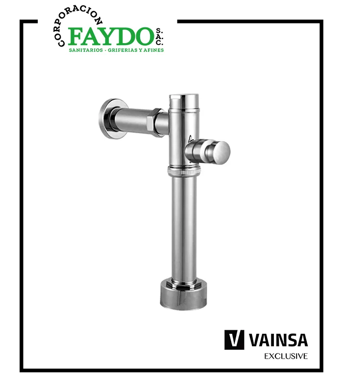 Fluxometro Mecanico Con Boton Para Inodoro De 6 Litros Vainsa