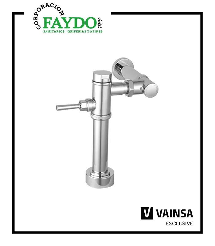 Fluxometro Mecanico Con Manija Para Inodoro De 4.8 Litros Vainsa