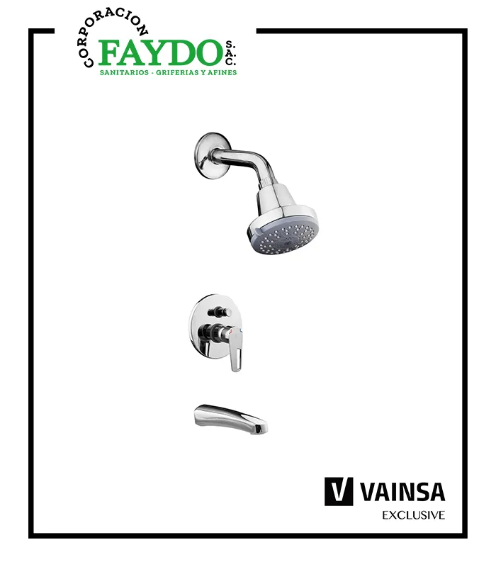 Monocomando Para Ducha Tina Con Salida Aquarius Vainsa