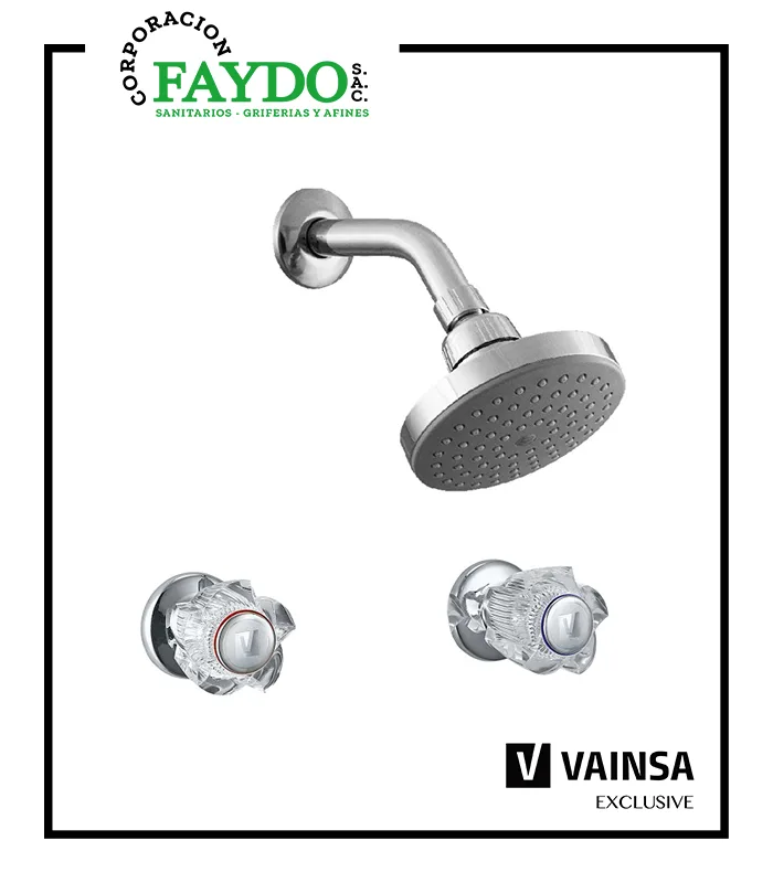 Mezcladora Para Ducha Con Salida Española Cristal Vainsa