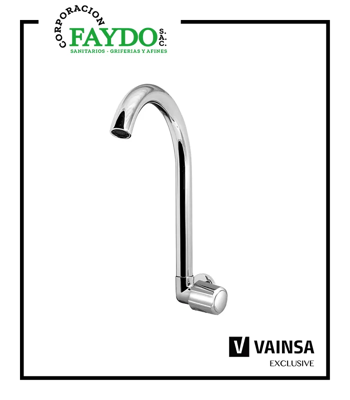 Llave Para Lavadero A La Pared Pico B Egeo Vainsa