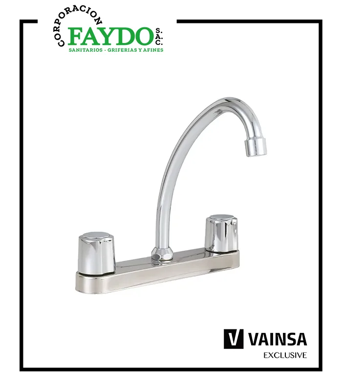Mezcladora Para Lavadero Al Mueble Pico L Egeo Vainsa