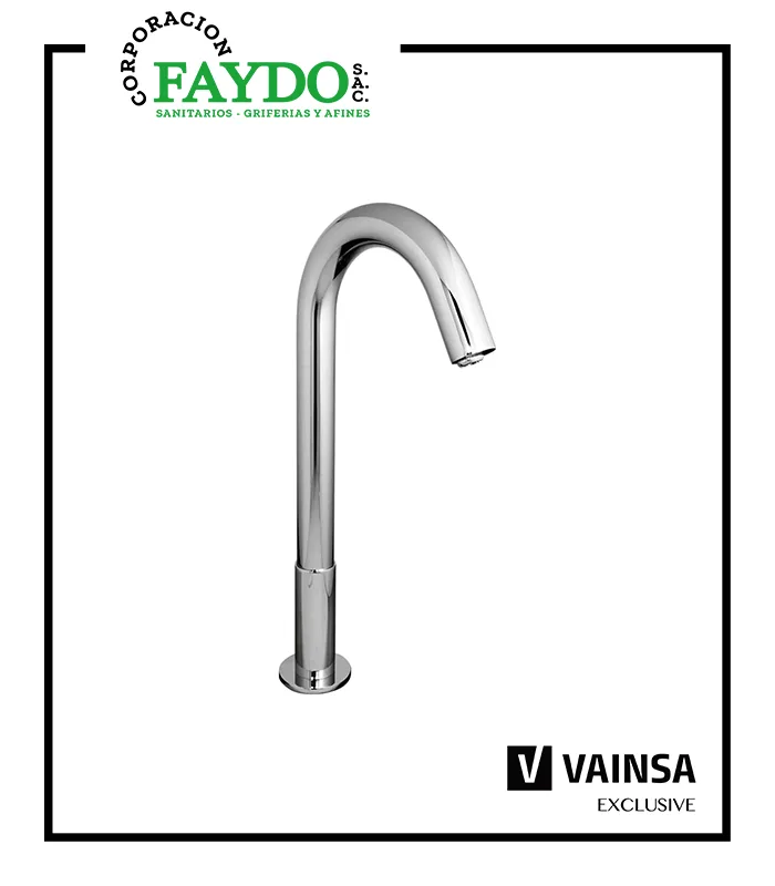 Llave De Lavatorio Electronica Alta Para Bowl Dual Con Sensor Vainsa