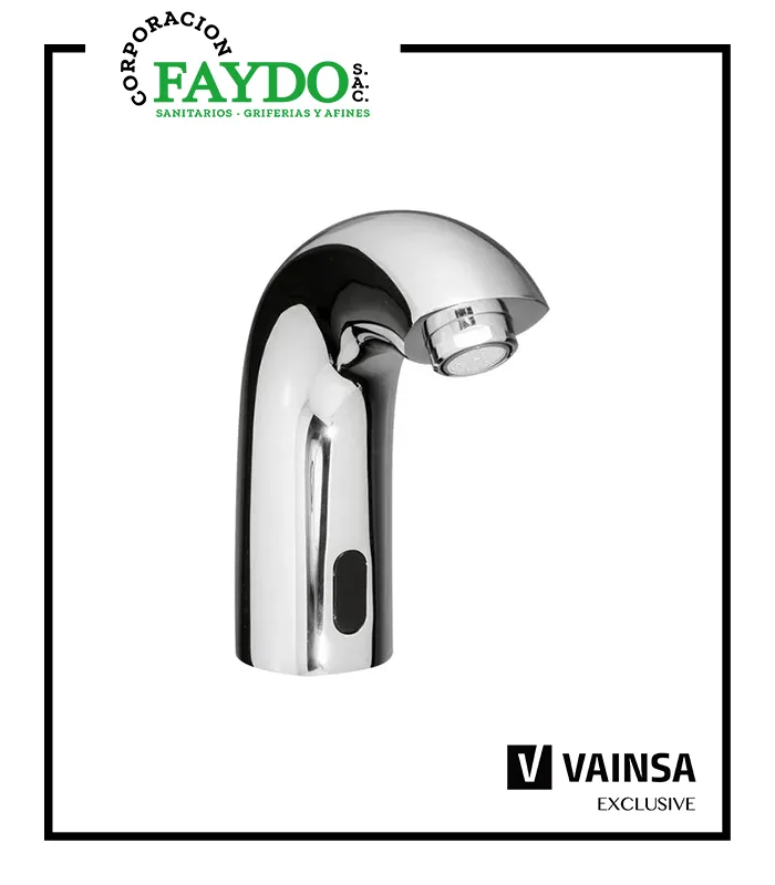 Llave Lavatorio Electronica Dual Con Sensor Baja Vainsa