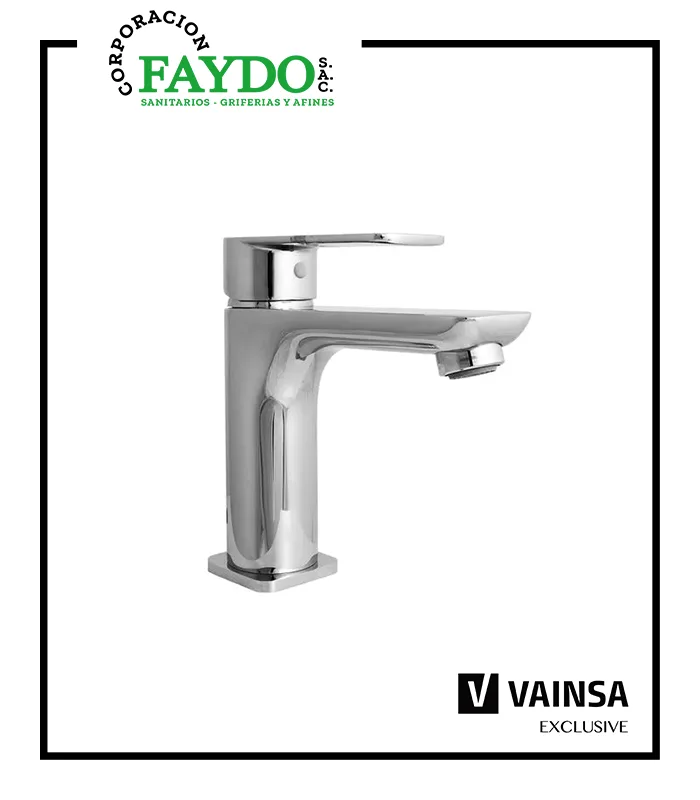 Monocomando Para Lavatorio Baja Glamour Vainsa