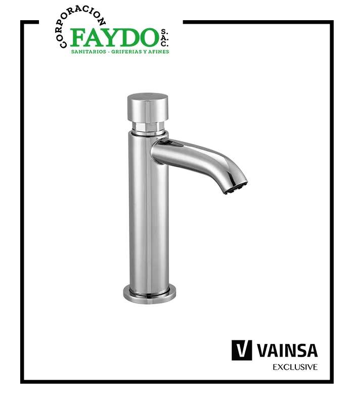 Llave Para Lavatorio Temporizada Baja Vainsa