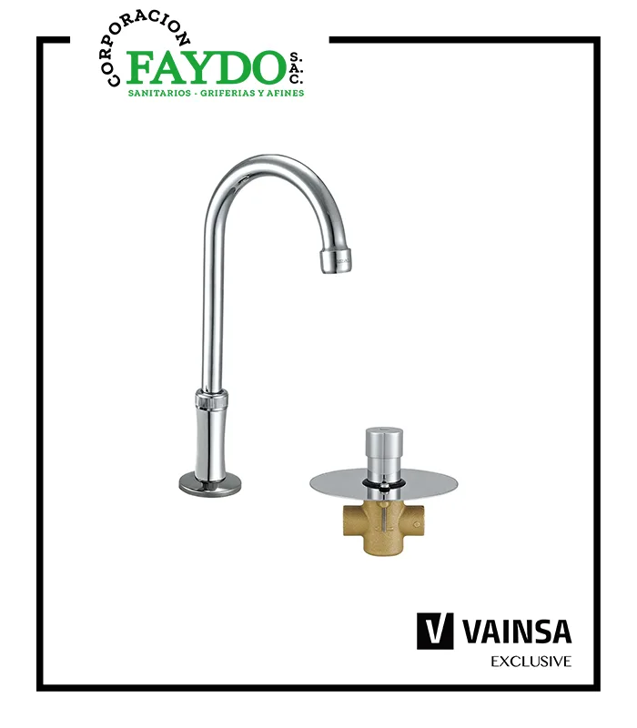 Llave Para Lavatorio Temporizada Corta Vainsa