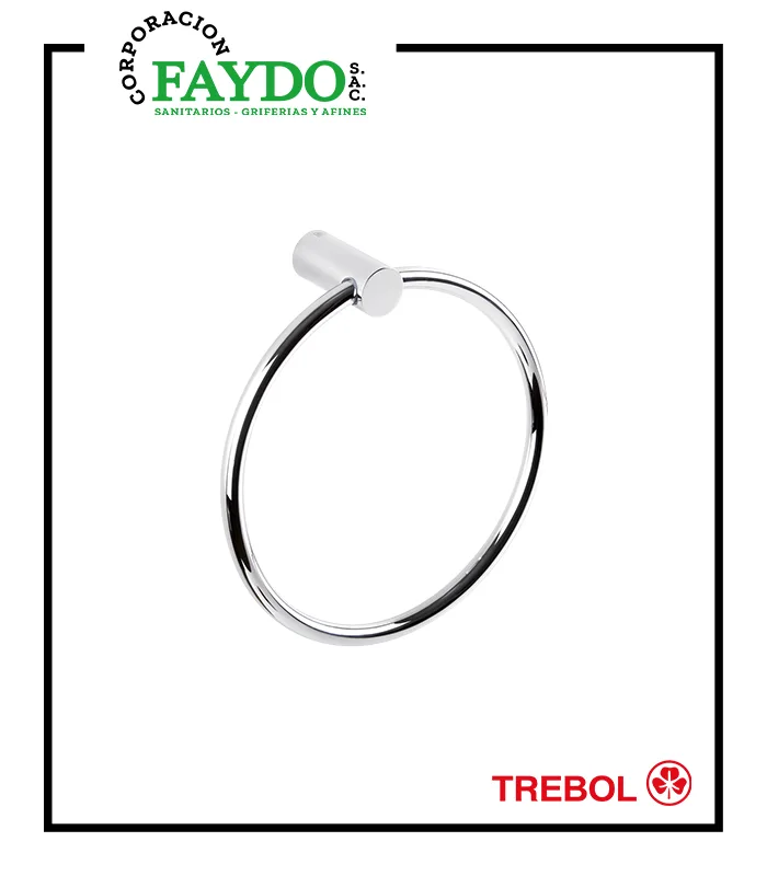 Toallero Cromado Trebol