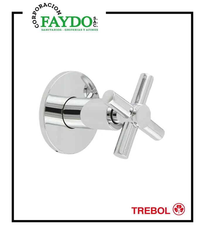 Llave De 1/2″ Ducha Empotrada Brenta Trebol