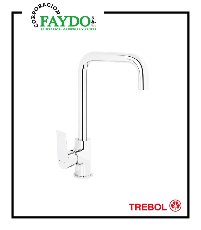 Mezcladora Cocina Monocomando Cambria Trebol