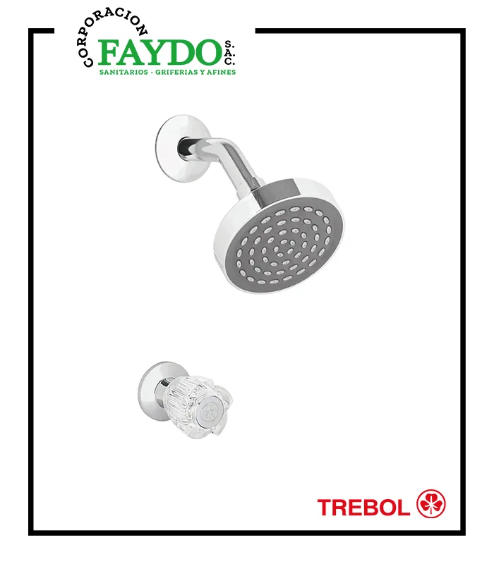 Llave De 1/2″ De Ducha Dalia Trebol