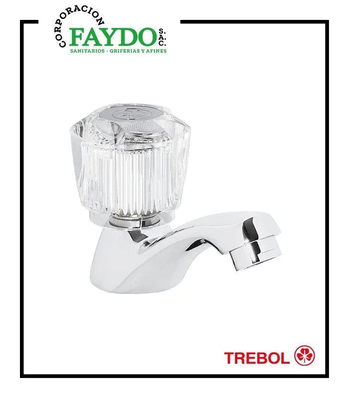 Llave De 1/2″ De Lavatorio Dalia Trebol