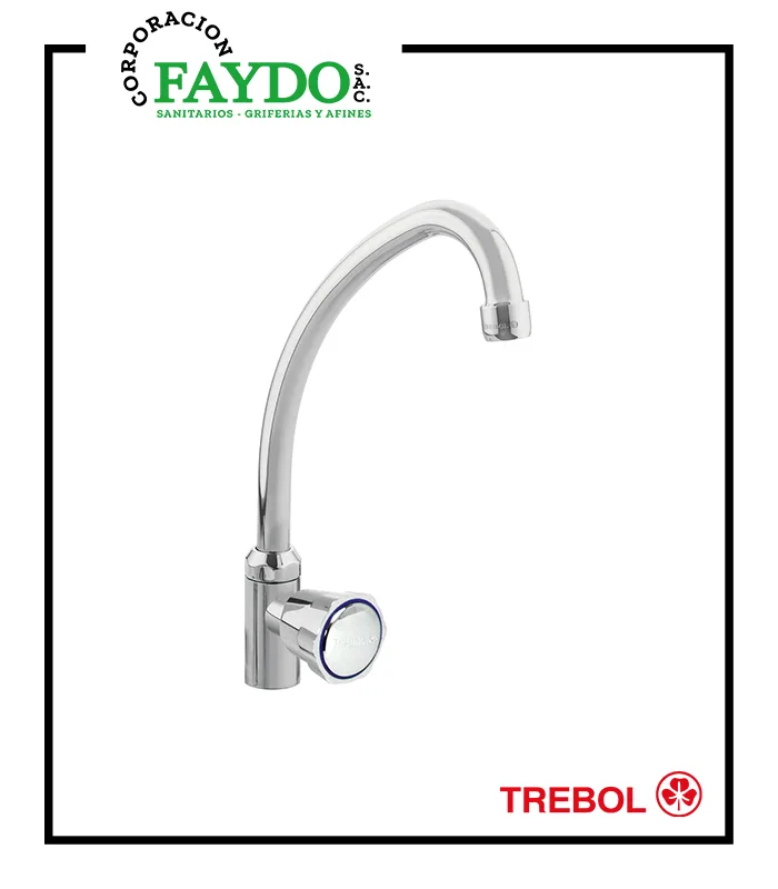Llave De 1/2″ Cocina Al Mueble Eco Trebol