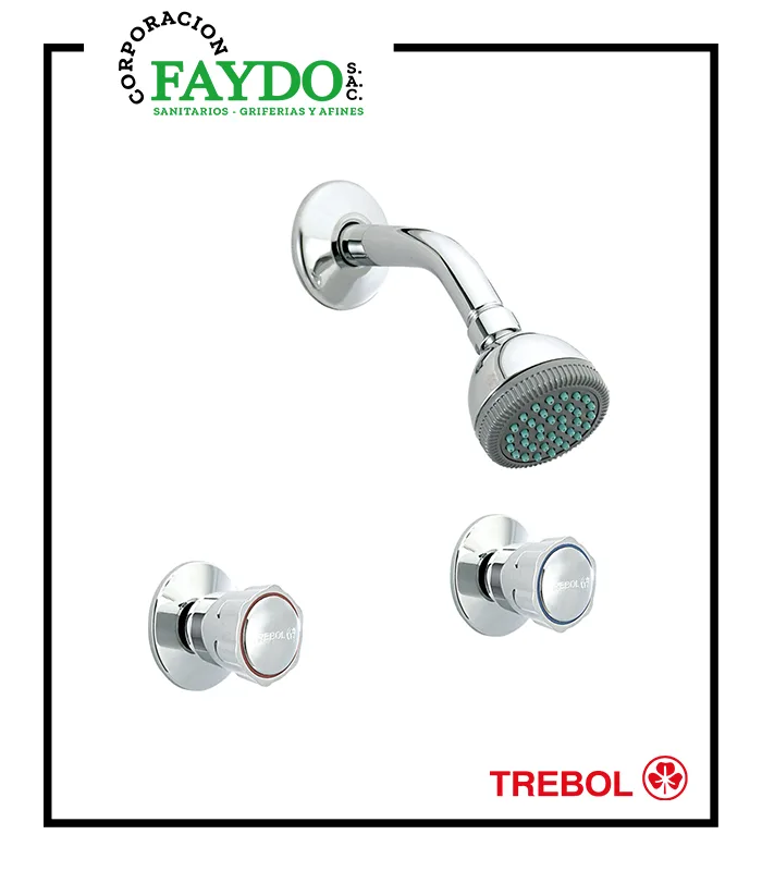 Mezcladora 8″ Ducha Eco Trebol