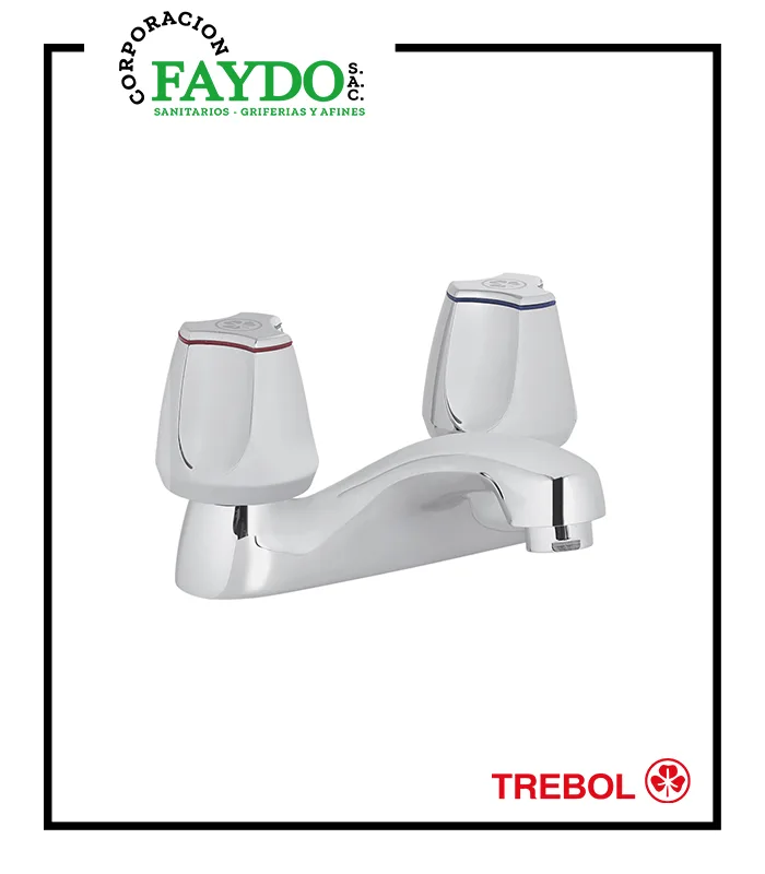 Mezcladora De 4″ Lavatorio Iseo Trebol