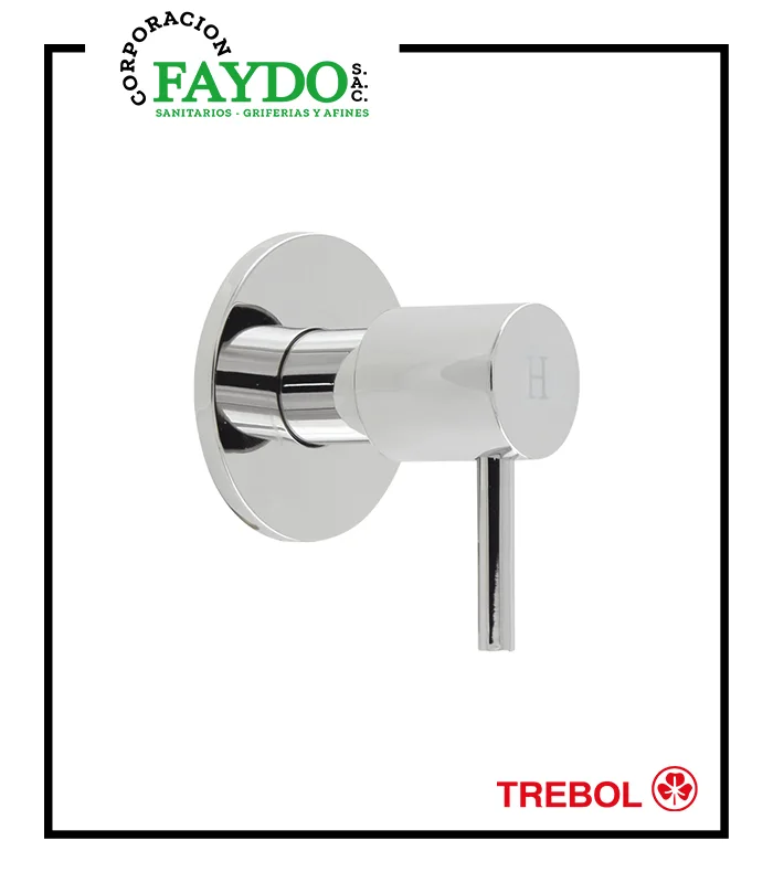 Llave De 1/2″ Ducha Empotrada Memphis Trebol