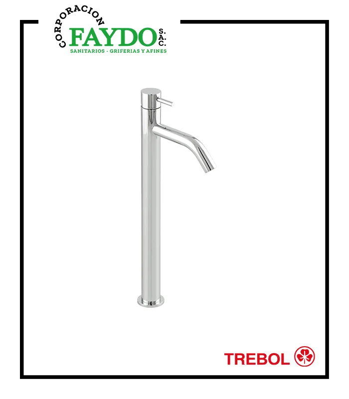 Llave De 1/2″ Lavatorio Pico Alto Memphis Trebol