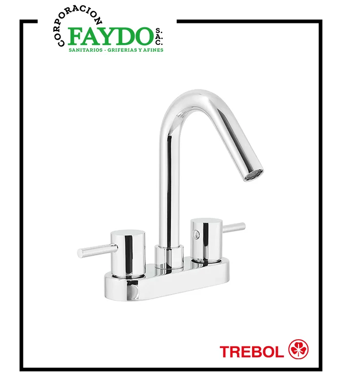 Mezcladora 4″ De Lavatorio Memphis Trebol
