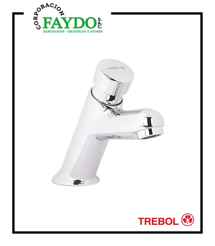 Llave De 1/2″ Lavatorio Temporizada Neoplus Trebol