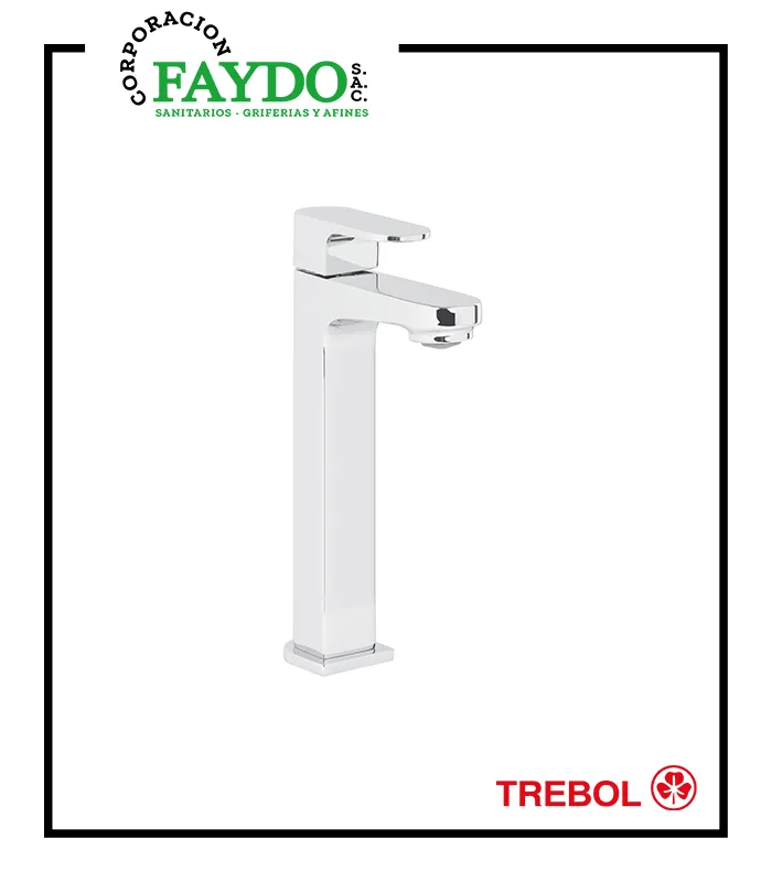 Llave De 1/2″ Lavatorio Pico Alto Oxford Trebol