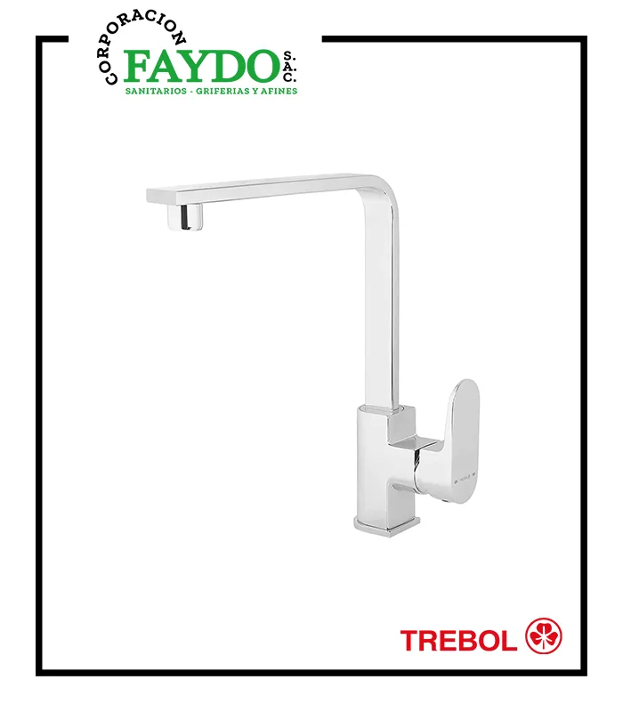 Mezcladora Cocina Monocomando Oxford Trebol