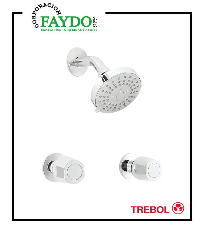 Mezcladora 8″ De Ducha Saona Trebol
