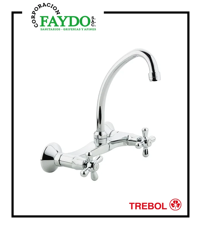 Mezcladora 8″ Cocina Exterior A La Pared Toscana Trebol