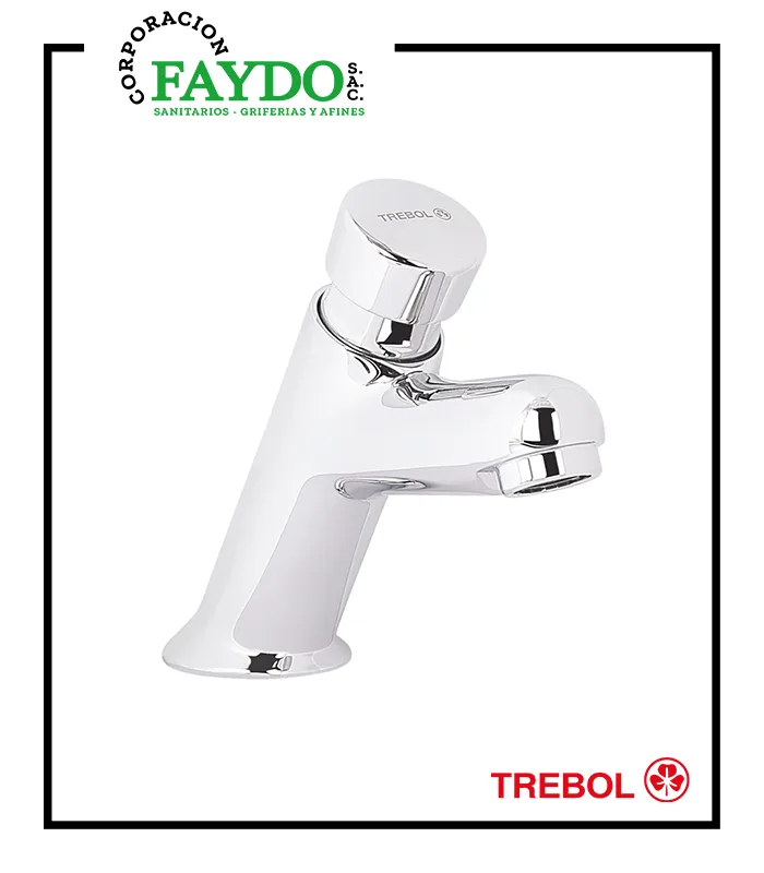 Llave De 1/2″ Lavatorio Temporizada Neoplus Trebol