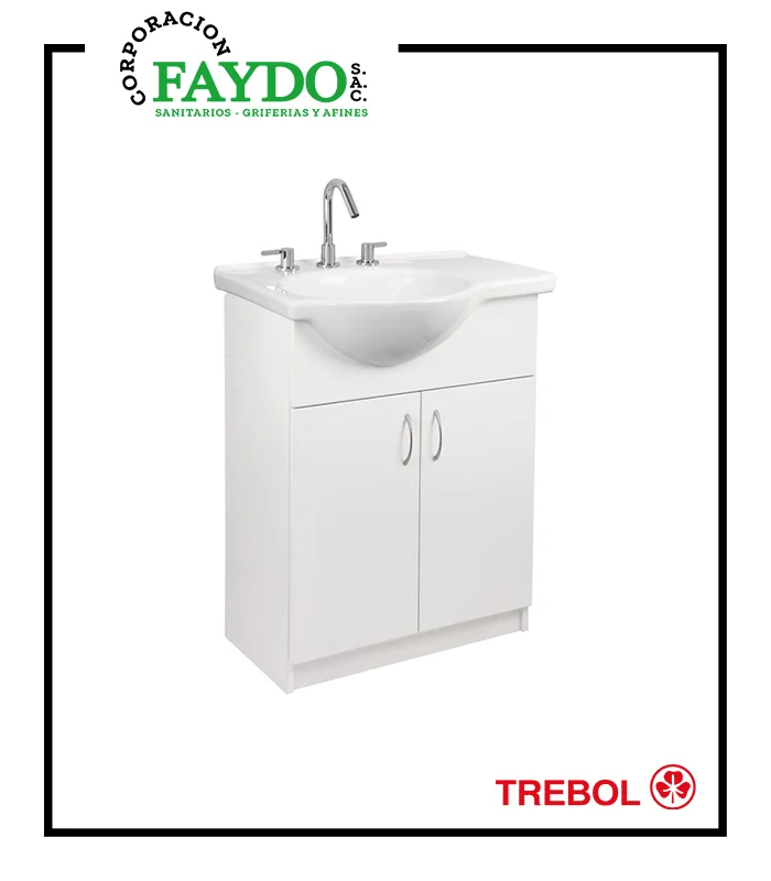 Lavatorio Con Mueble Gema Plus Trebol
