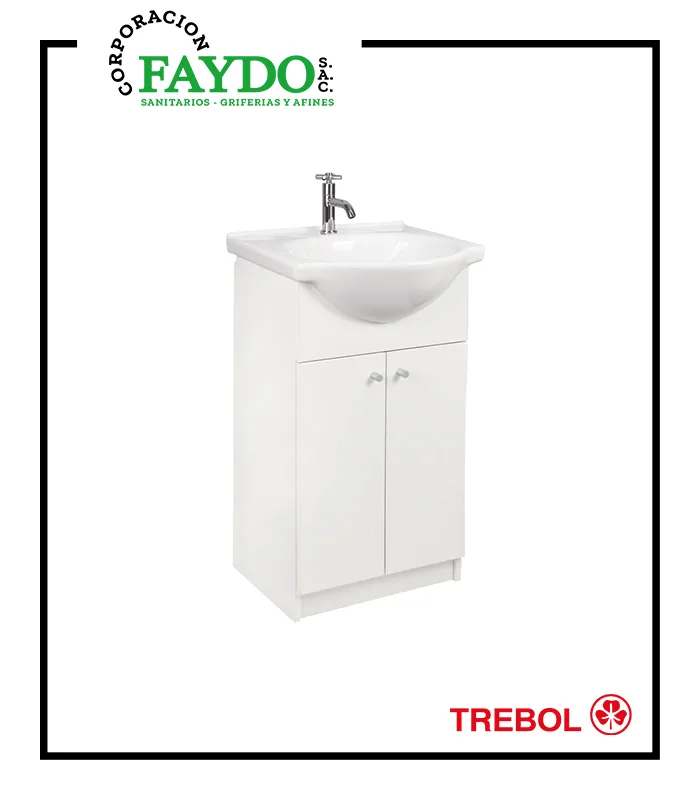 Lavatorio Con Mueble Gema Trebol