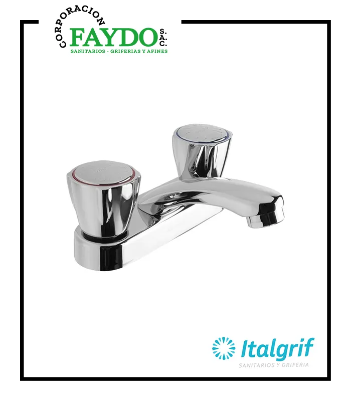 Mezcladora 4″ Para Lavatorio Baru Italgrif
