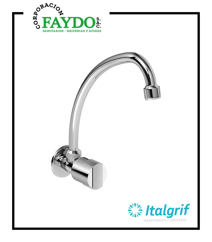 Llave Para Lavadero A La Pared Buzios Italgrif