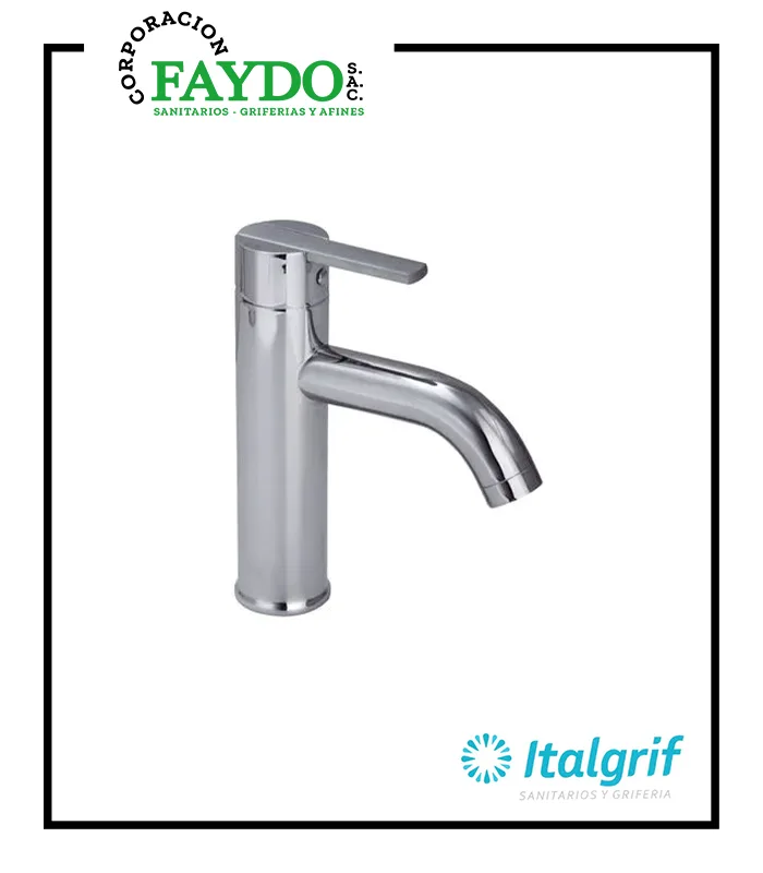 Llave Para Lavatorio Baja Buzios Lever Italgrif