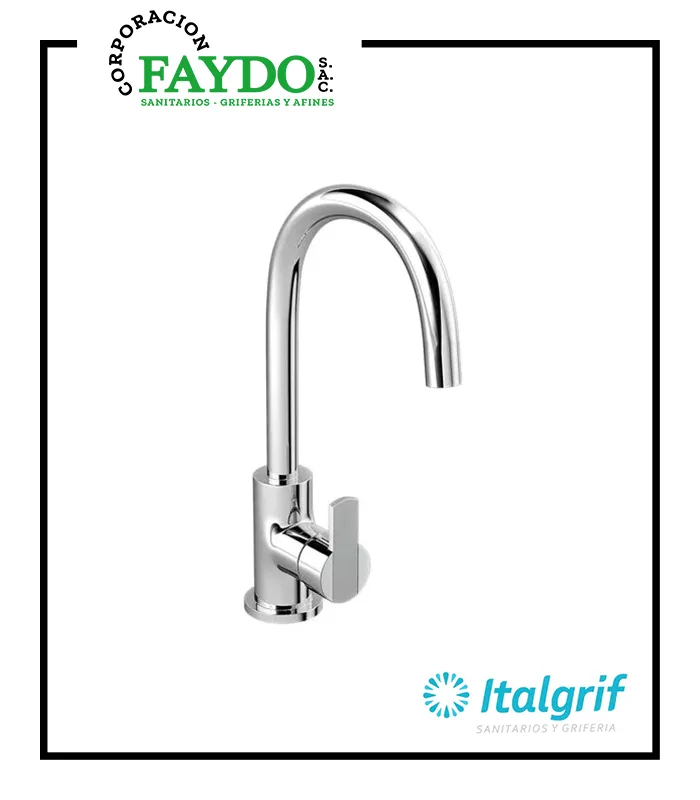 Monocomando Para Lavadero Al Mueble Buzios Lever Italgrif