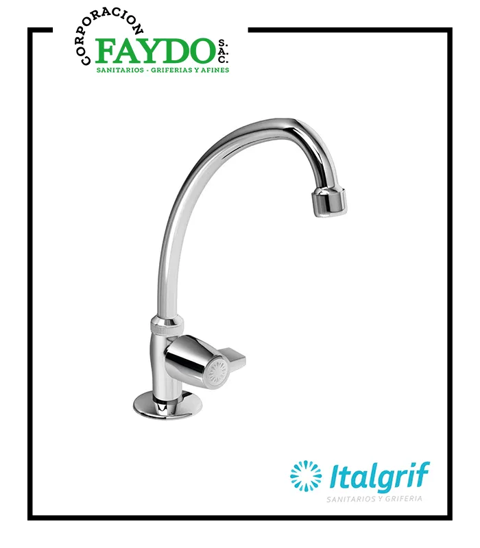 Llave Para Lavadero Al Mueble Cabo Blanco Italgrif