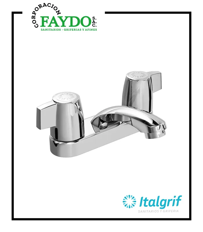 Mezcladora 4″ Para Lavatorio Cabo Blanco Italgrif