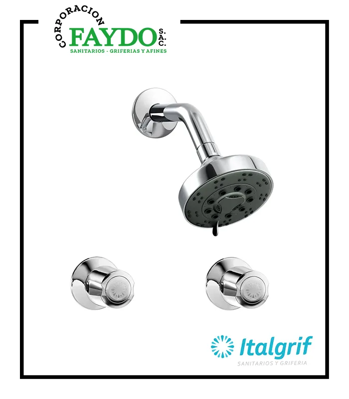 Mezcladora Para Ducha Con Salida Tecno Cancun Italgrif