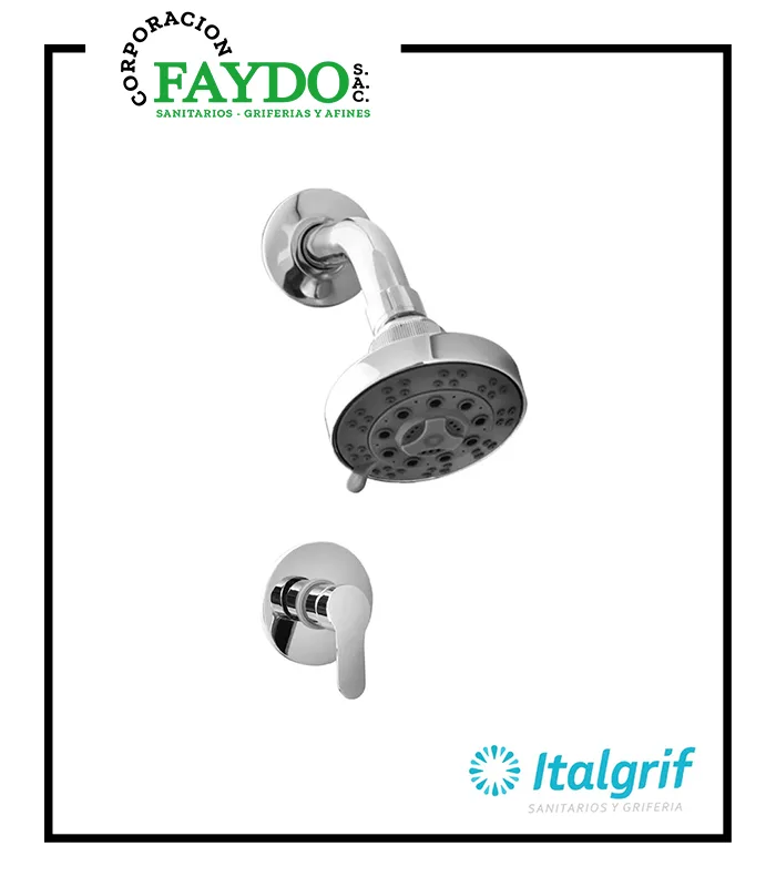 Monocomando Para Ducha Con Salida Tecno Tahiti Italgrif