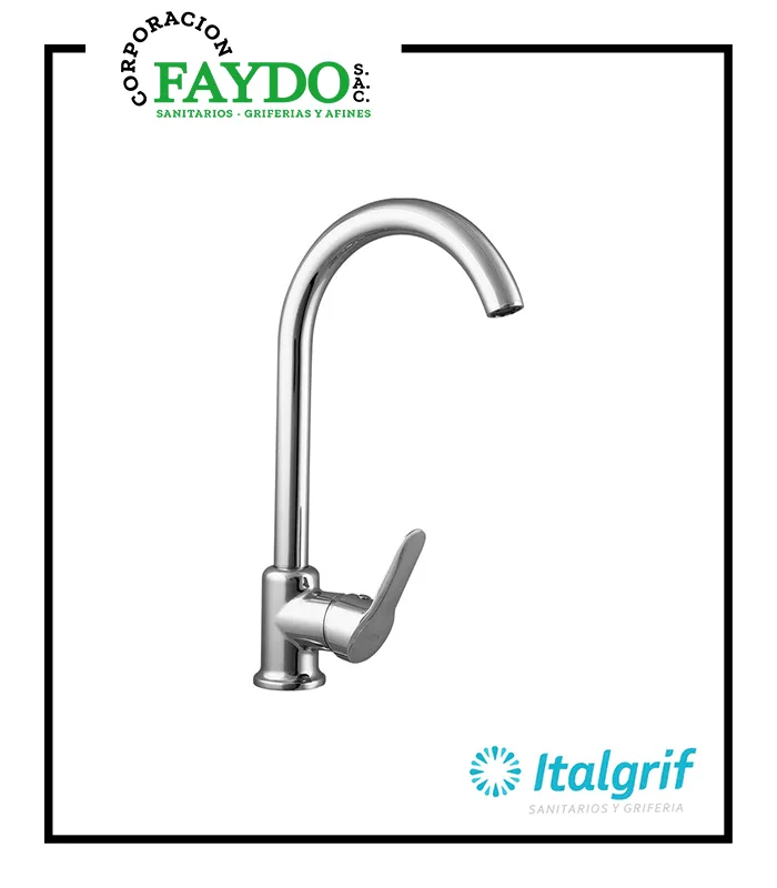 Monocomando Para Lavadero Al Mueble Tahiti Italgrif